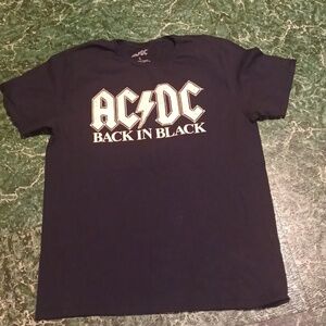 AC/DC tee shirt size large black